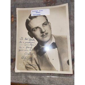 Unidentified Celebrity 1943 Bob  Autograph Press Photo by Bruno of Hollywood NYC